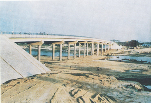 Mahananda Highway Bridge in Bangladesh